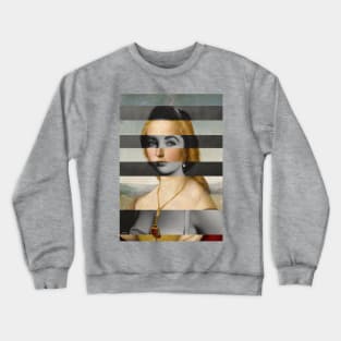 EYES LIKE RUBIN - Pop Retro Collage, Mashup, Pop Art Crewneck Sweatshirt